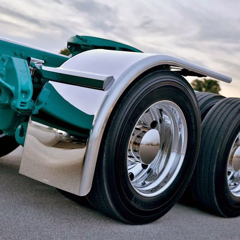 #Ba510ht Hogebuilt 80" Half Fender 430 Stainless Steel Pair #Ba510ht 1