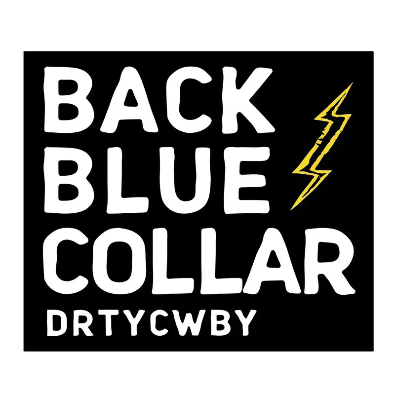 Back Blue Collar Decal 1