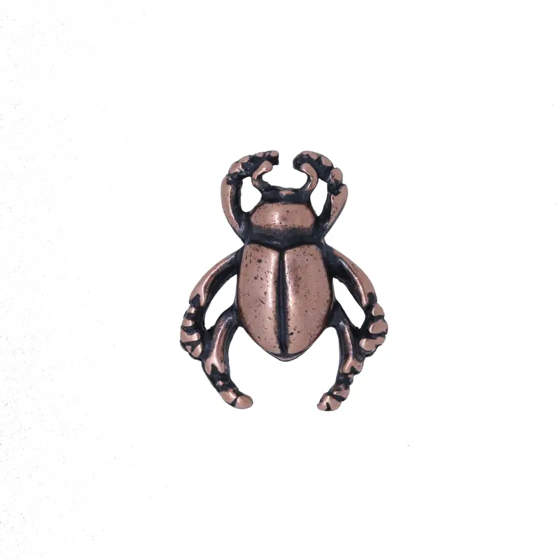 Beetle Copper Lapel Pin 1