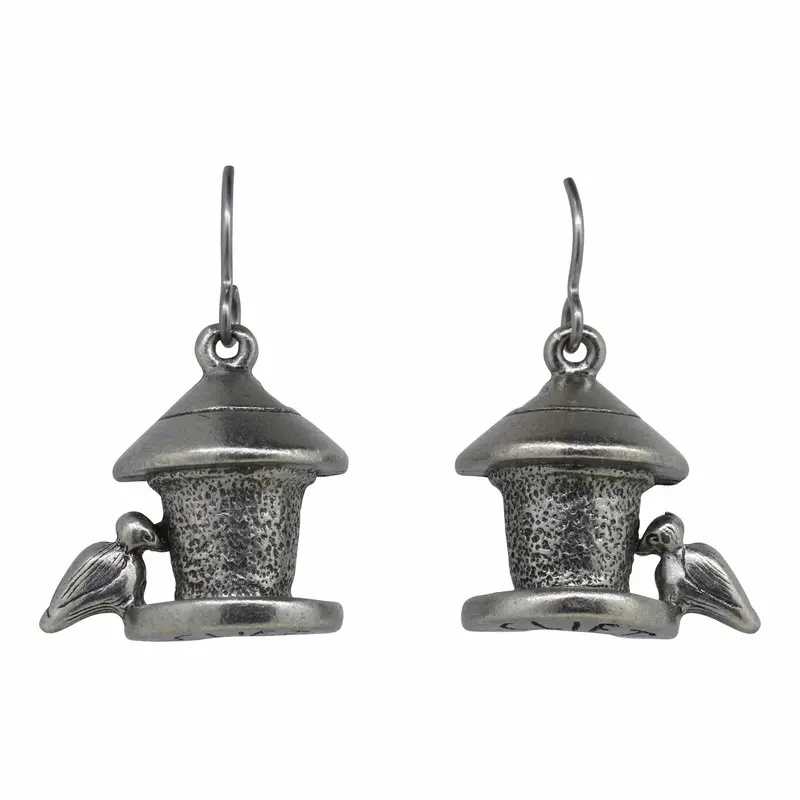 Bird Feeder Earrings 1