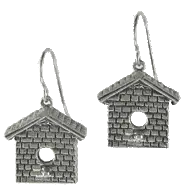 Birdhouse Earrings 1