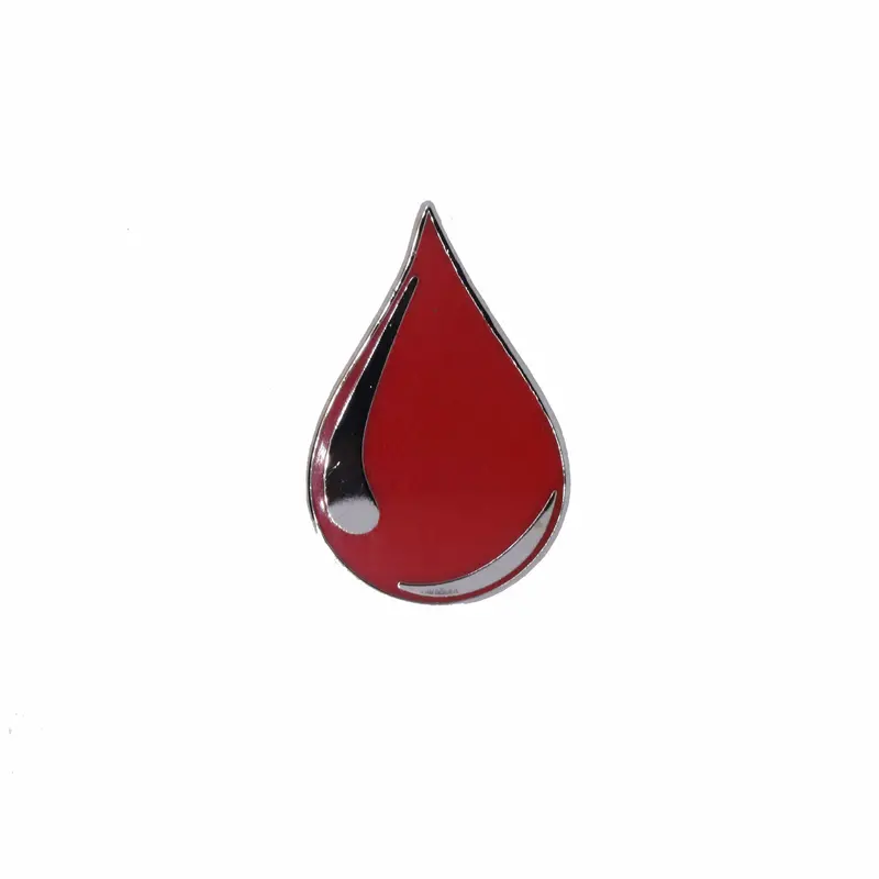 Blood Drop Enamel Pin 1