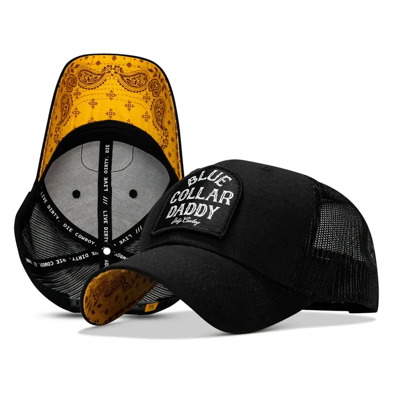 Blue Collar Daddy Patch Original Ripstop Classic Snapback Hat 1