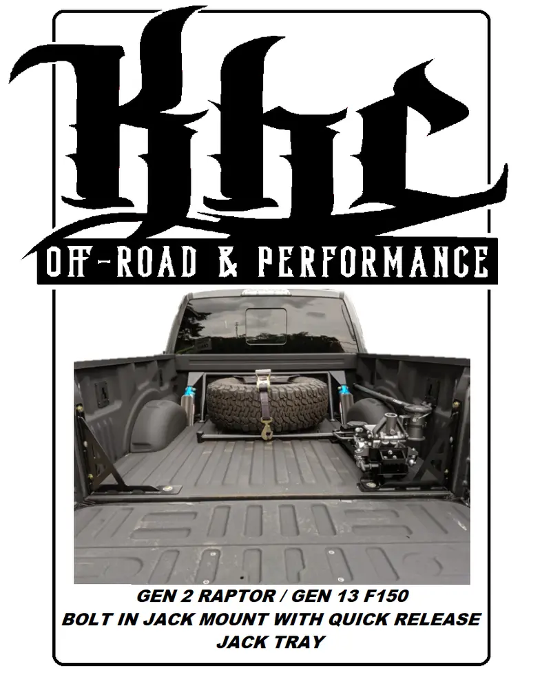 Bolt In Pro Eagle Jack Mount 17-Current Raptor, 15-Current F150 1
