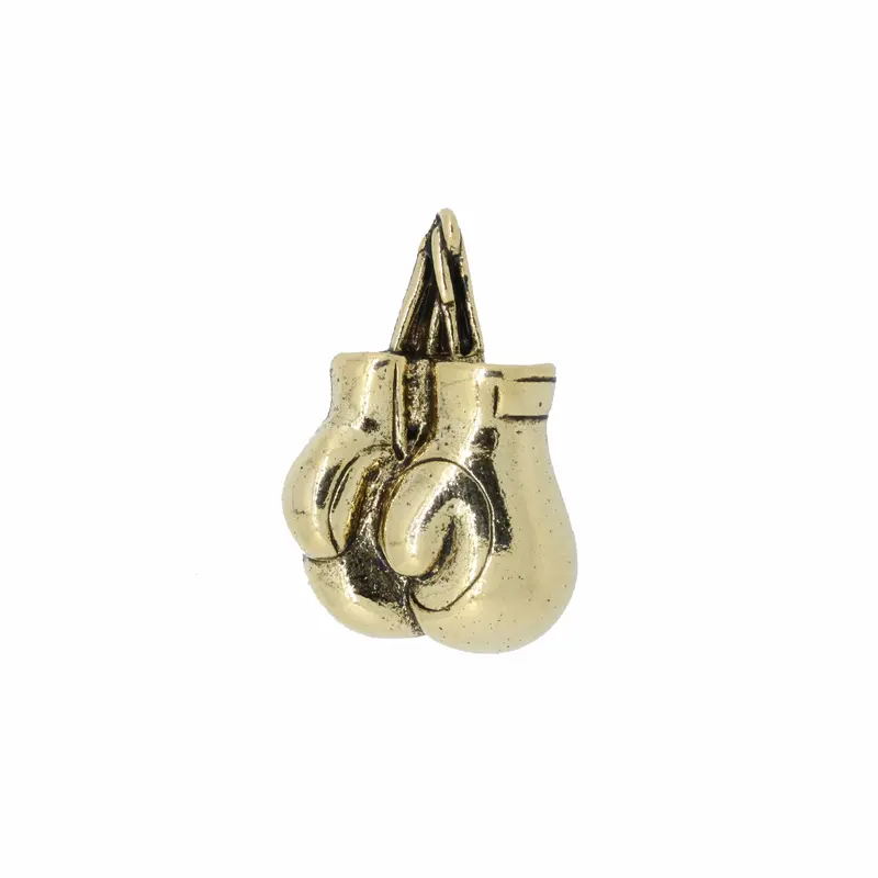 Boxing Gloves Gold Lapel Pin 1