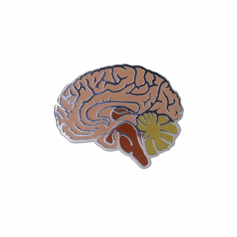 Brain Enamel Pin 1