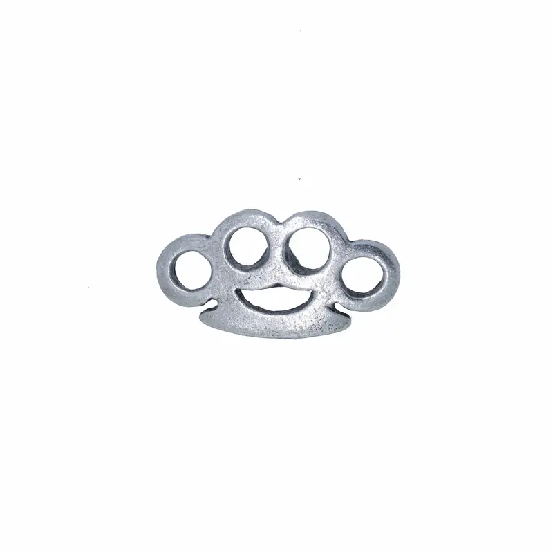 Brass Knuckles Lapel Pin 1