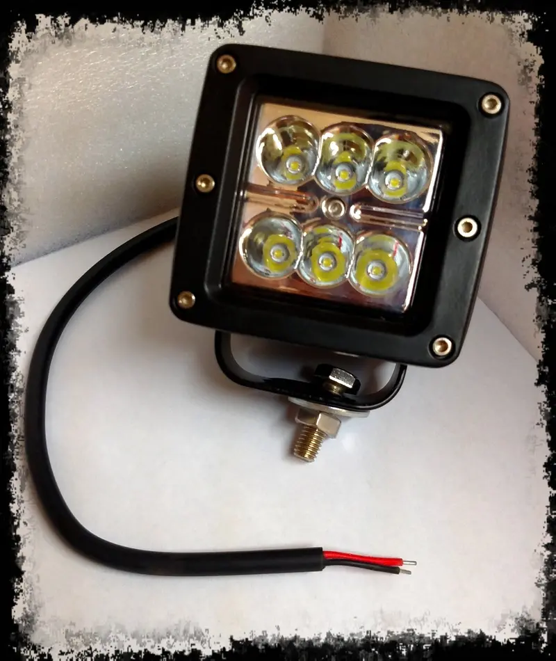 Bumper Accessory: 3X3 Square Led Light 1