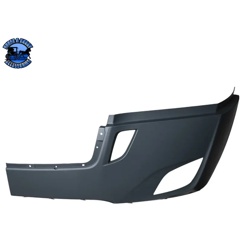 Bumper Cover With Fog Light Opening & Deflector Holes For 2018-2022 Fl Cascadia (Choose Side) 1