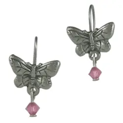 Butterfly Crystal Earrings 1