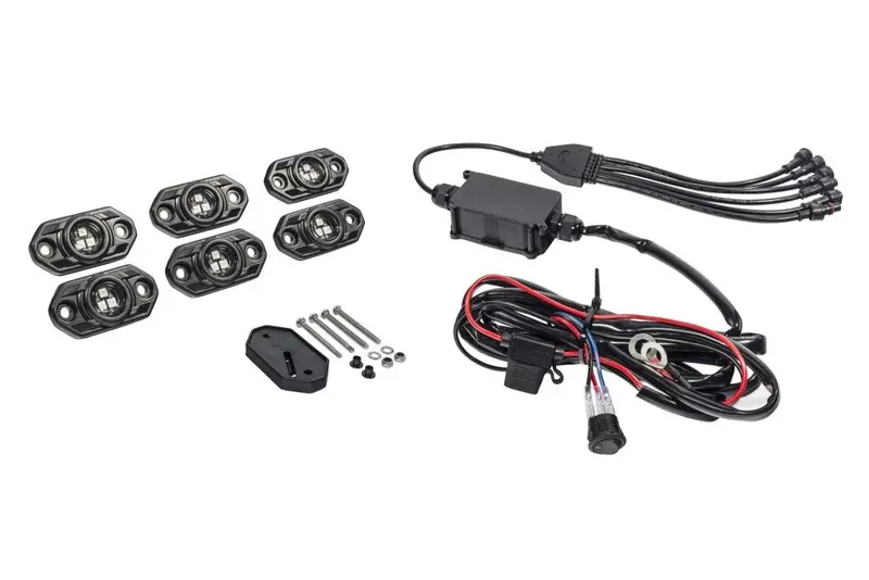 C-Series Rgb Multi-Color Multi-Use Led 6-Light System - 5W Flood Beam 1