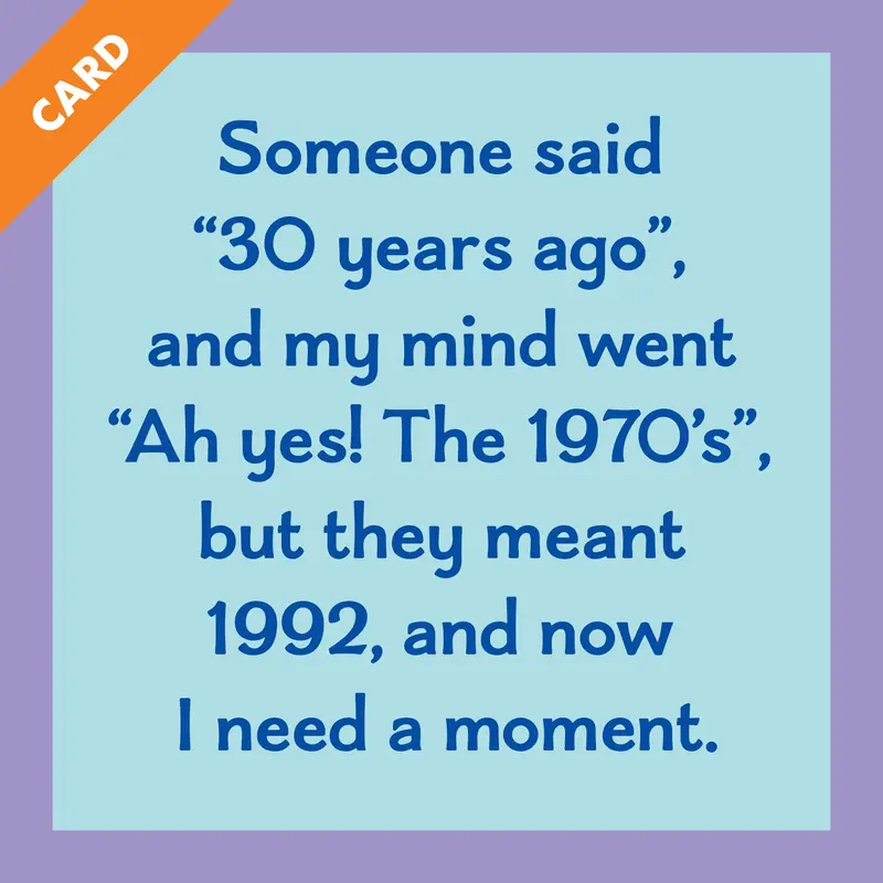 Card 30 Years | Funny Party Gift | Kitsch Greeting Cards 1