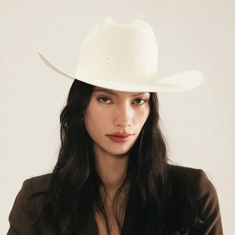 Carter Cowboy Straw In Natural Hat By Gigi Pip | Bourbon Cowgirl 1