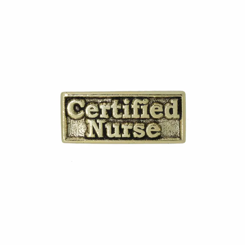 Certified Nurse Gold Lapel Pin 1