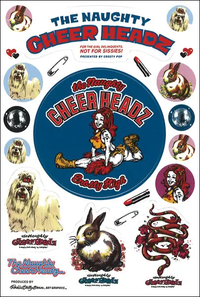 "Cheer Headz" Sticker Sheet 1