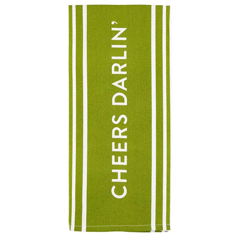 Cheers Darlin' Tea Towel For Kitchen 1
