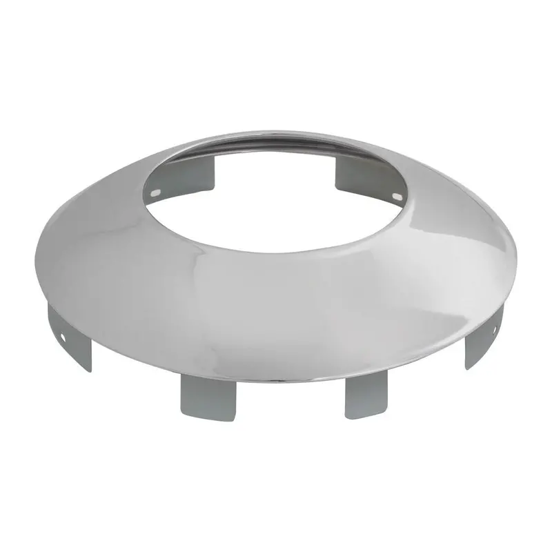 Chrome Front Hubdometer Semi Truck Hub Cap Universal 1" Lip Polished #10774 1
