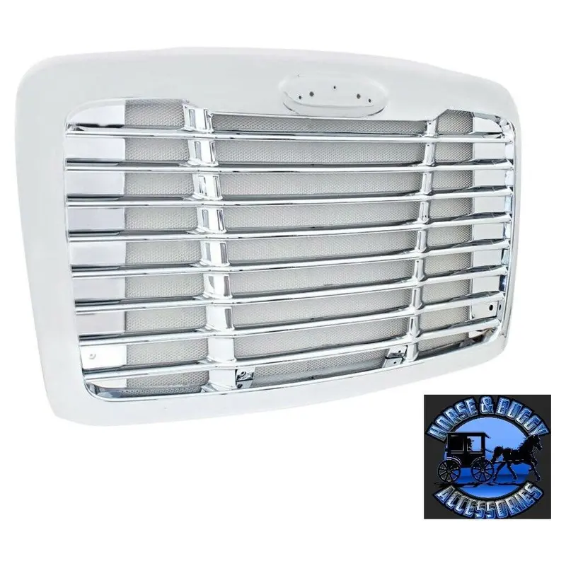 Chrome Grille W/Chrome Aluminum Bug Screen 2008-2017 Freightliner Cascadia Up #21140 1