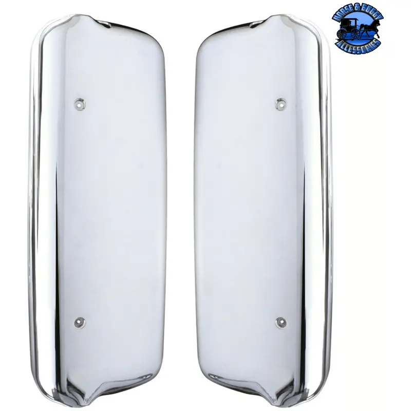 Chrome Mirror Cover Set For Freightliner Century (2005-2010) & Columbia (2005-2020) (Choose Side) 1