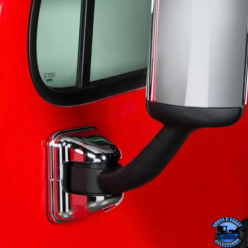 Chrome Mirror Post Cover For 2008-2017 Freightliner Cascadia #42373 1