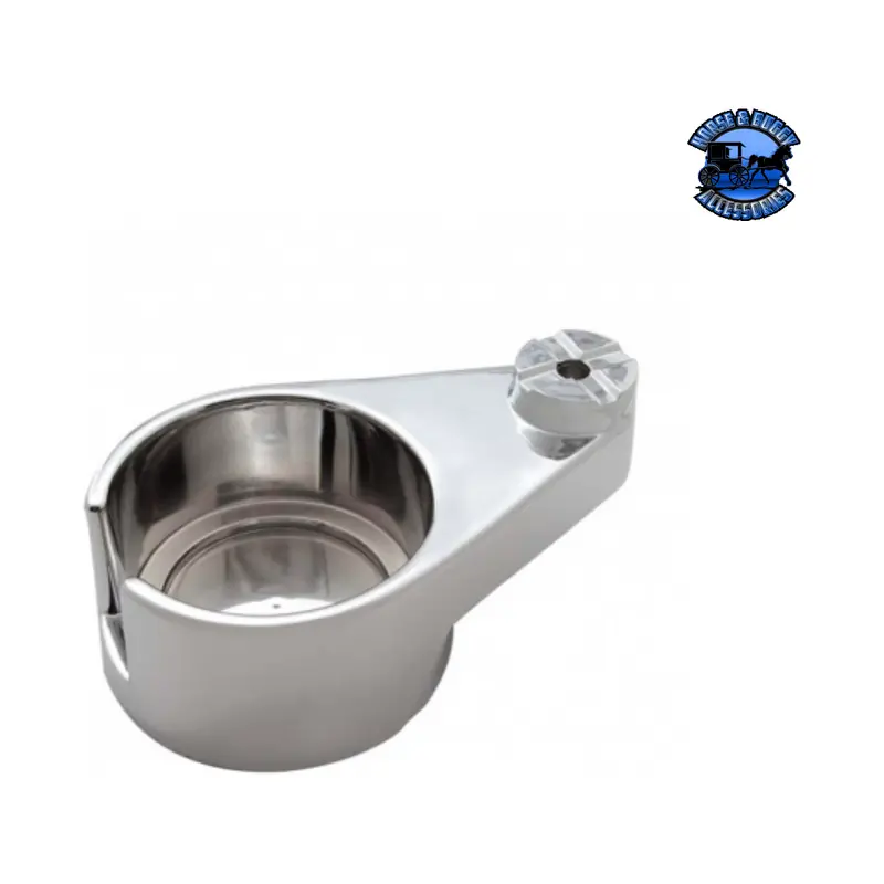 Chrome Plastic Cup Holder For 1986 & Up Freightliner Classic & Fld - Passenger #40991 1