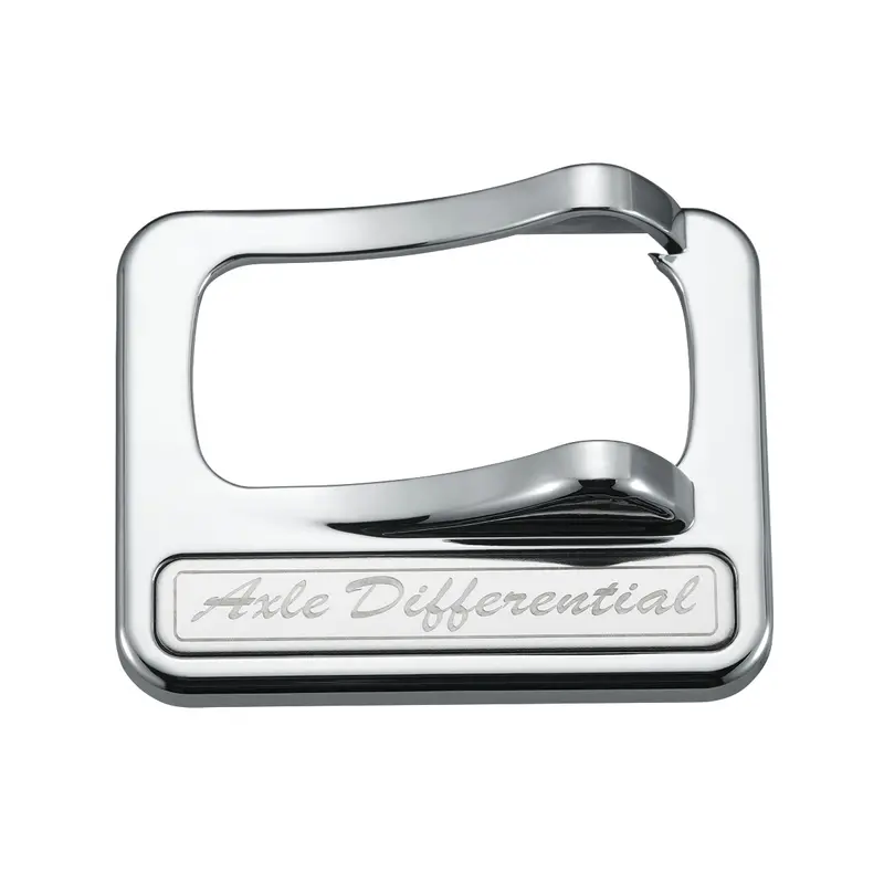 Chrome Plastic Rocker Switch Cover With Stainless Plaque For Peterbilt - Axle Differential #40975 1
