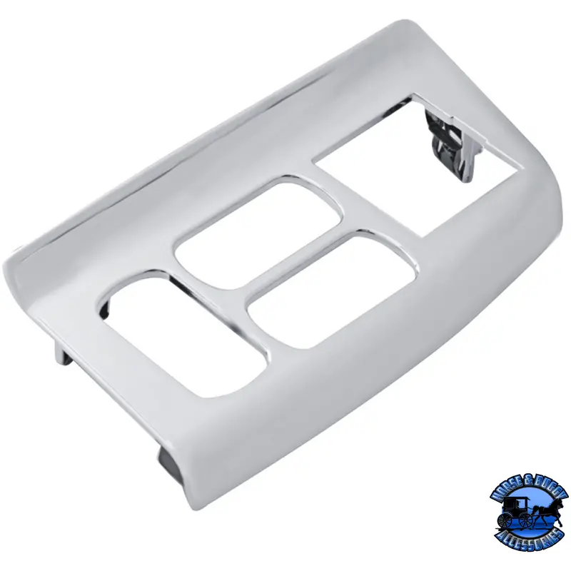 Chrome Plastic Window Switch Panel For 1999-2010 Peterbilt 387 (Choose Side) 1
