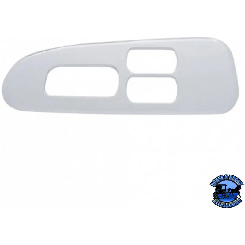Chrome Plastic Window Switch Trim For 2008+ Peterbilt 389/388- Driver (3 Openings) #41197 1