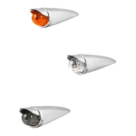 Classic Watermelon Led Cab Light With Chrome Plastic Housing (W/Visor) (Choose Color) 1