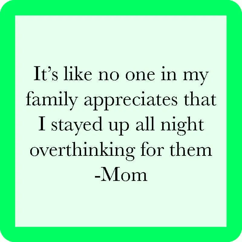 Coaster: Overthink Mom 1