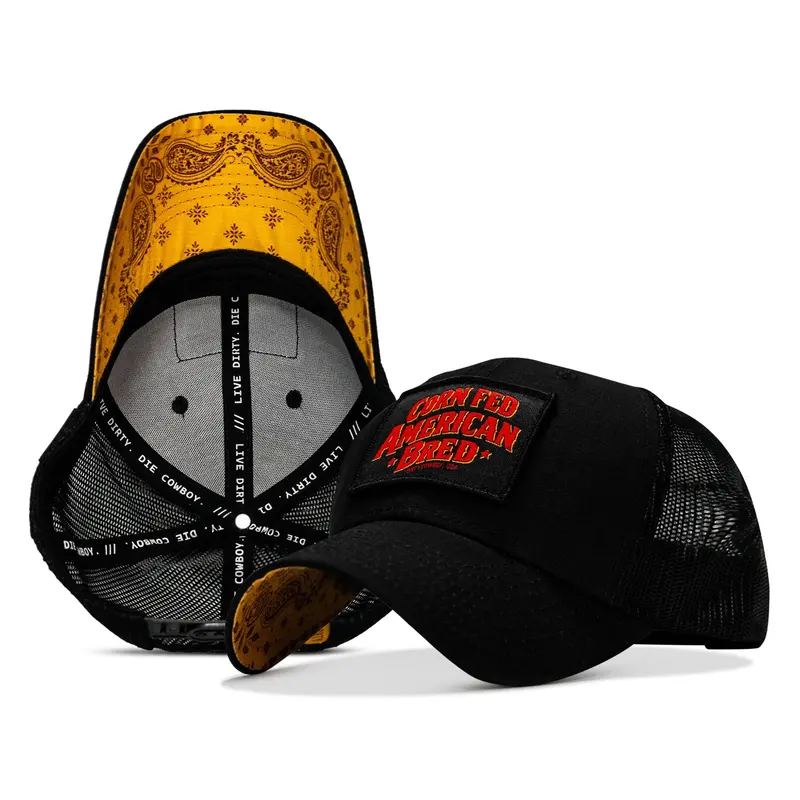 Corn Fed. American Bred. Patch Original Ripstop Classic Snapback Hat 1