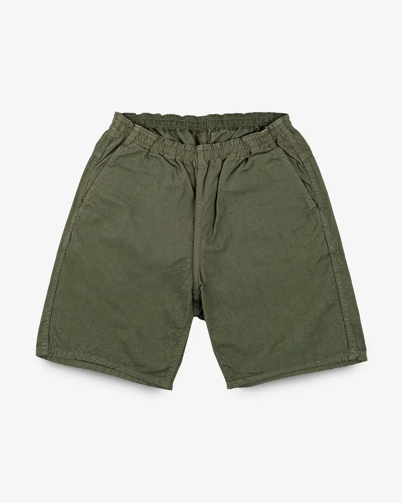 Cotton Easy Shorts - Olive 1