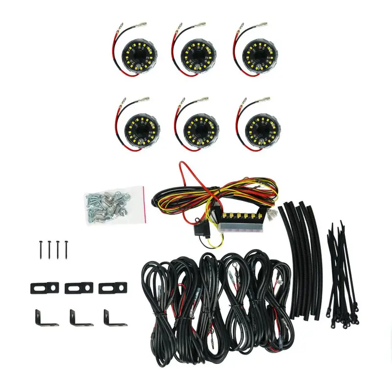 Cyclone V2 Led 6-Light - Rock Light Kit 1