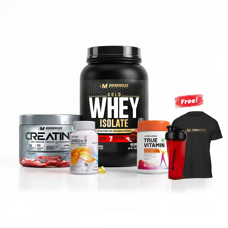 Daily Nutrition Stack + Free Shaker & Tshirt 1