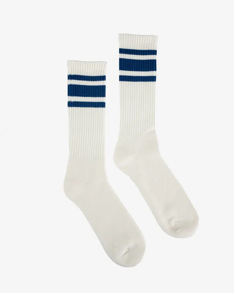 Decka 80S Skater Socks - Navy 1