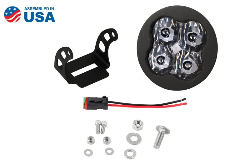 Diode Dynamics - Stage Series 3" Sae/Dot White Round Led Pod (Single) 1
