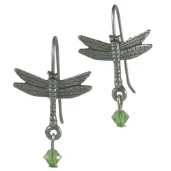 Dragonfly Crystal Earrings 1