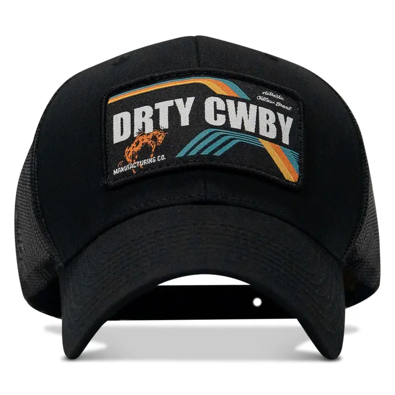 Drtycwby Vintage Bronco Patch Snapback Hat 1