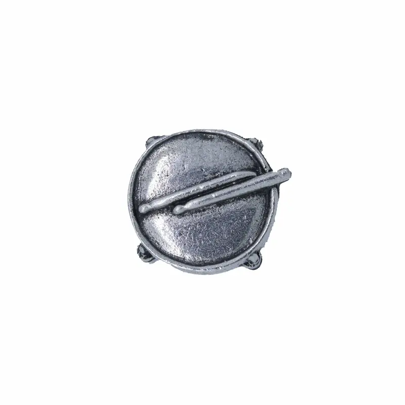 Drum W-Drumsticks Lapel Pin 1