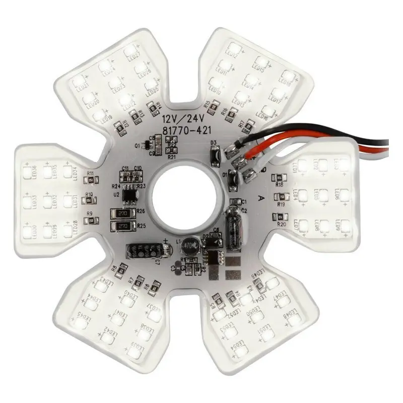Dual Function Ultra Thin Hex Air Cleaner Led Light (White) #81779 1