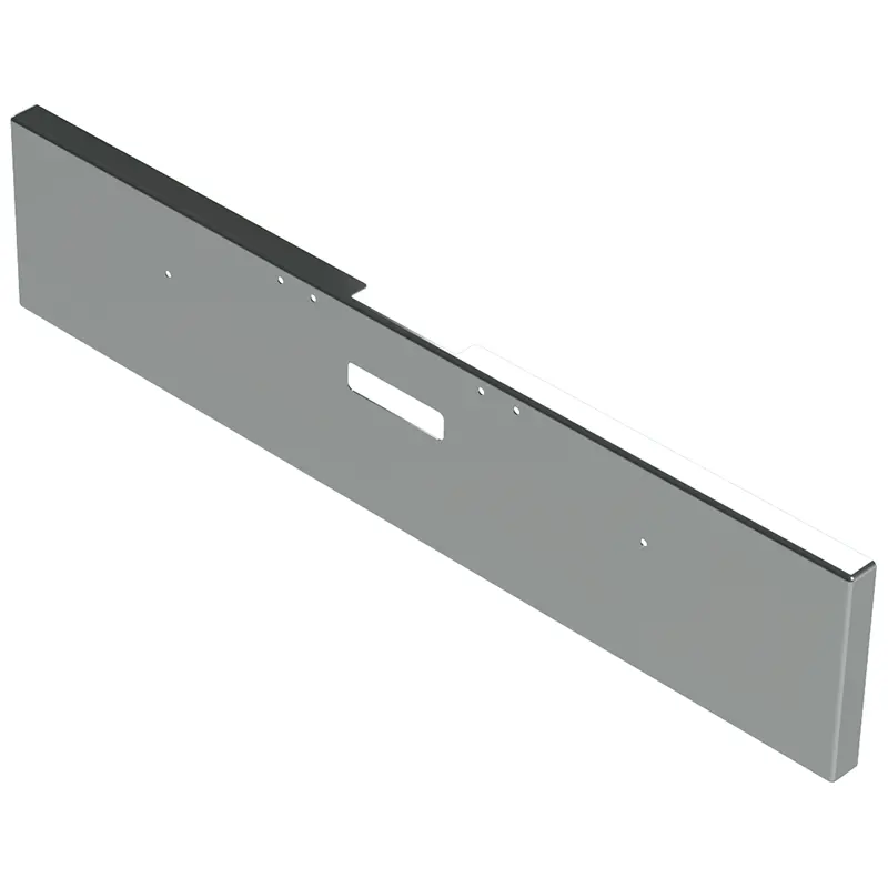 E-Cv-0010-51 20'' Freightliner Boxed Bumper W/Tow & Bolt Holes 1
