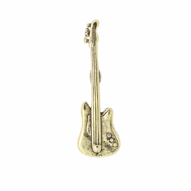 Electric Guitar Gold Lapel Pin 1