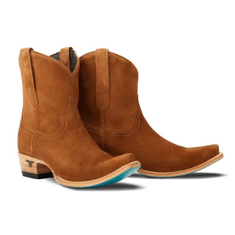 Emma Jane Bootie - Toffee Suede 1