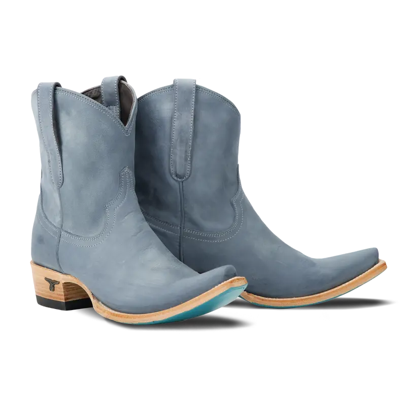 Emma Jane Bootie - Washed Denim 1