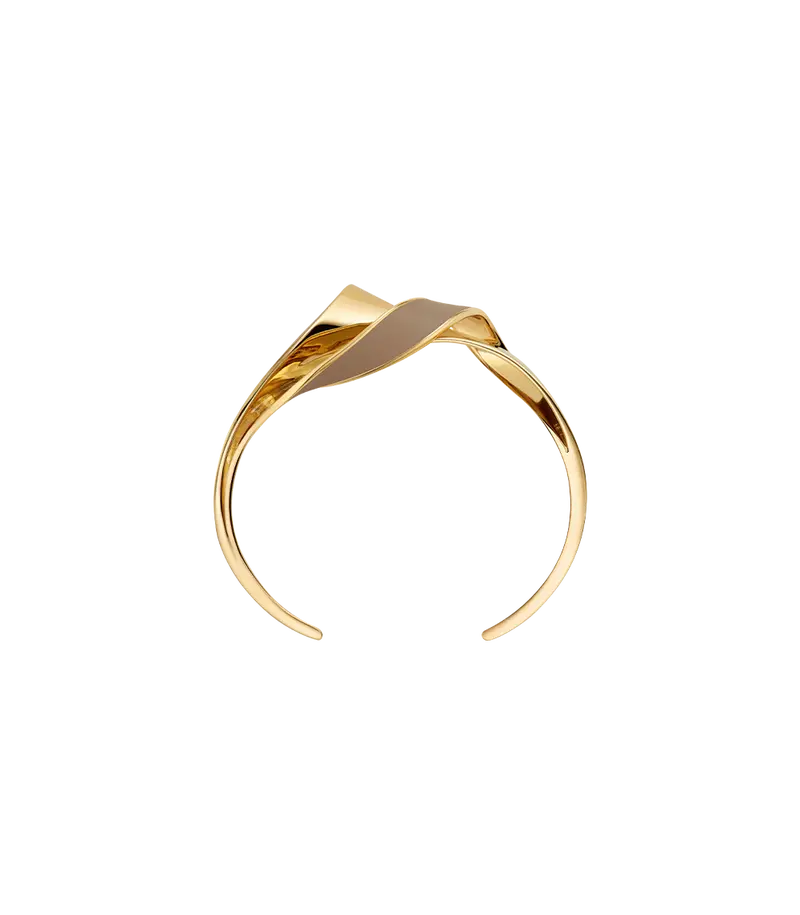 Éole Cuff - Taupe Leather 1
