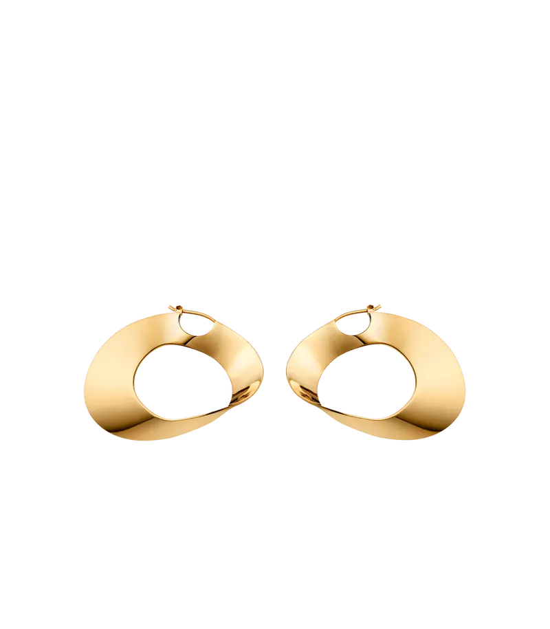 Éole Hoop Earrings - 24 Carat Gold Gilded 1