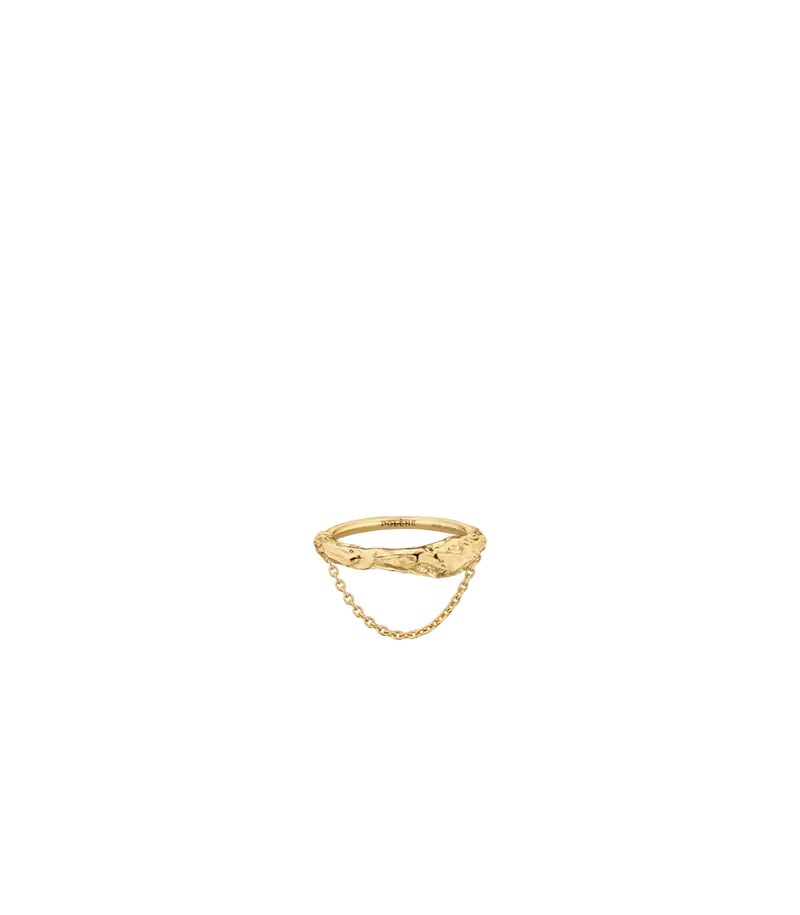 Eroz Chain Ring - 24 Carat Gold-Gilded Edition 1
