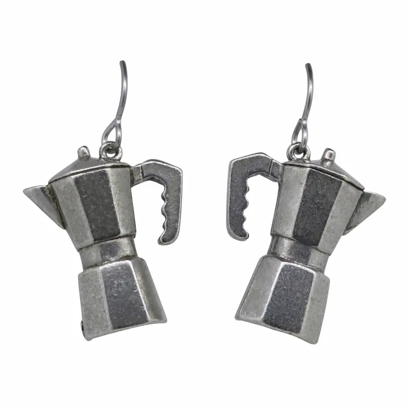 Espresso Pot Earrings 1
