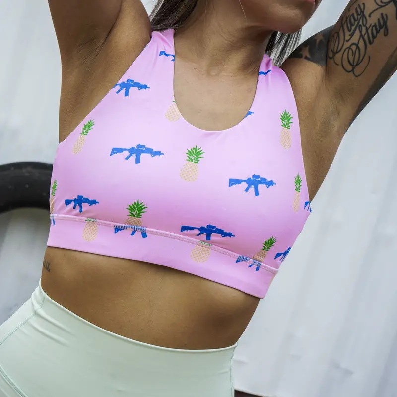 Essential Wide Strap Sports Bra 1
