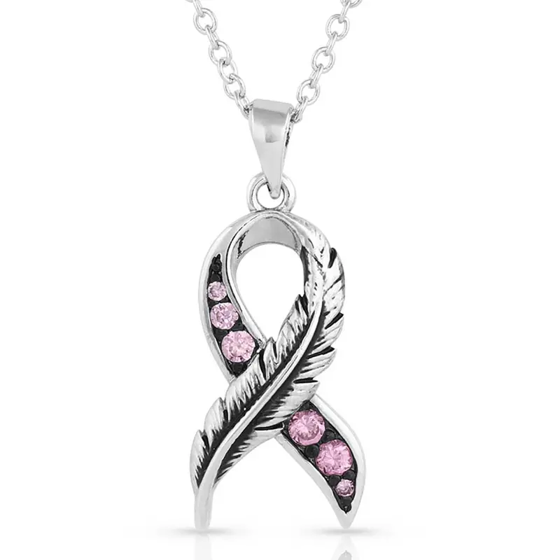 Feather Of Hope Necklace - Montana Silversmiths 1